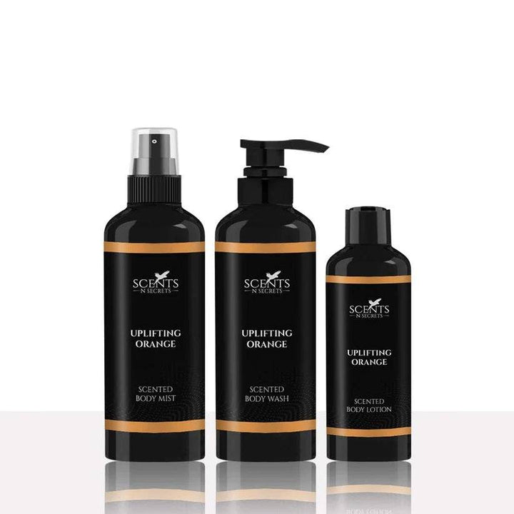 Scent N Secrets Uplifting Orange Bath & Body Kit - 3 Pc Bundle - My Store