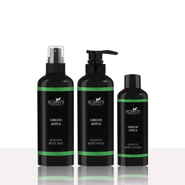 Scent N Secrets Green Apple Bath & Body Kit - 3 Pc Bundle - My Store