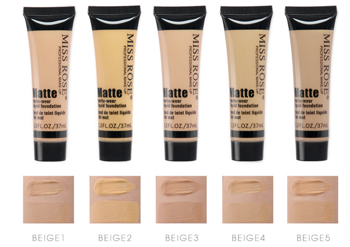 Miss Rose - Concealer , Liquid Foundation & Brush - 3 Pcs Set Fair - My Store