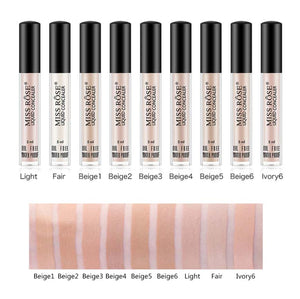 Miss Rose - Concealer , Matte Foundation And Blender - 3 Pcs Set-Beige-3 - My Store