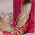 TJK Designs Khussa Suit-Chameli