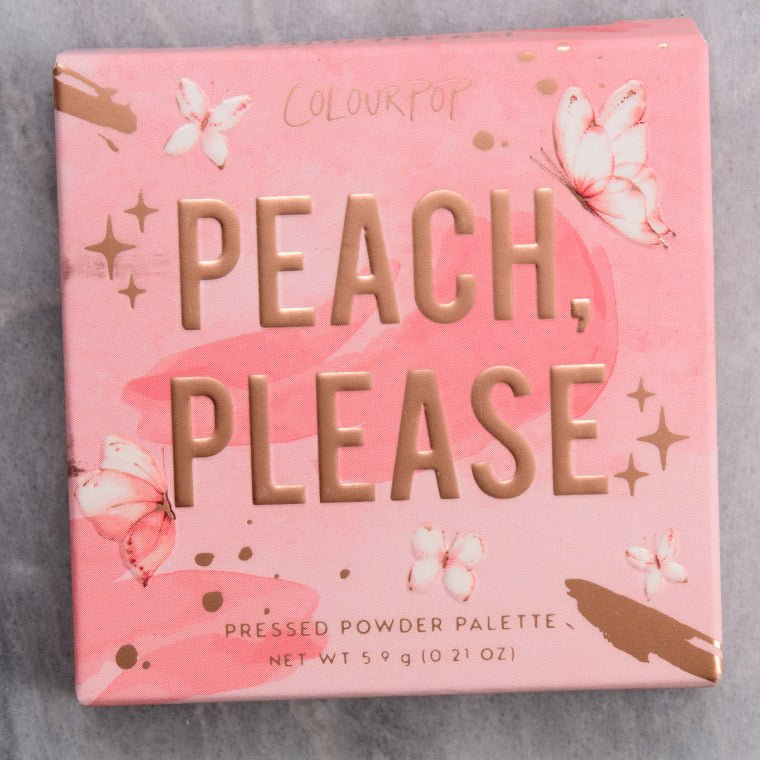 Colourpop- Peach, Please palettes