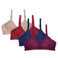 Pack of 4 - Everyday Charm Bras