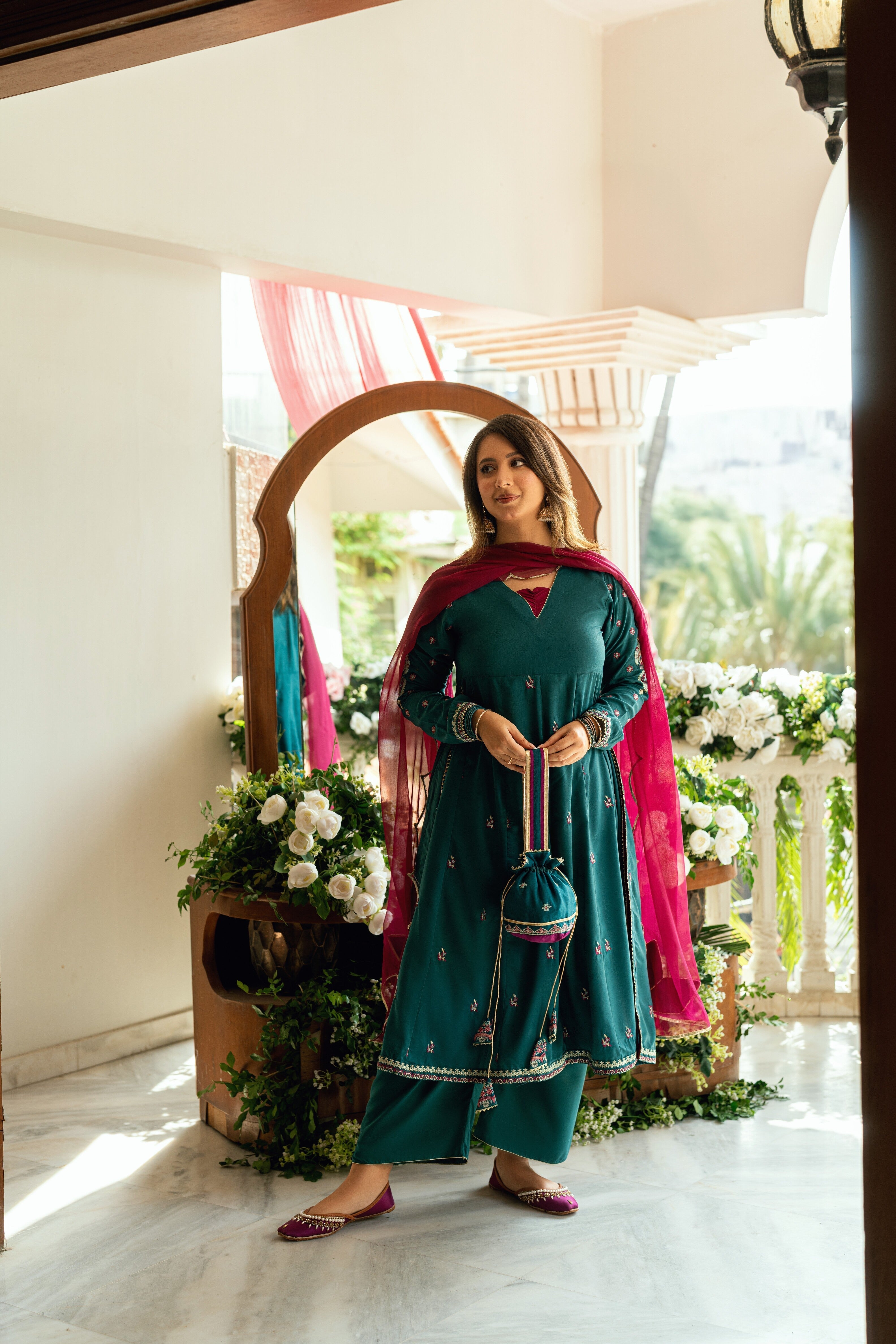 Baat Pakki Omal by Komal Stitched 3 Piece Dobby Collection'2025-Mahrukh