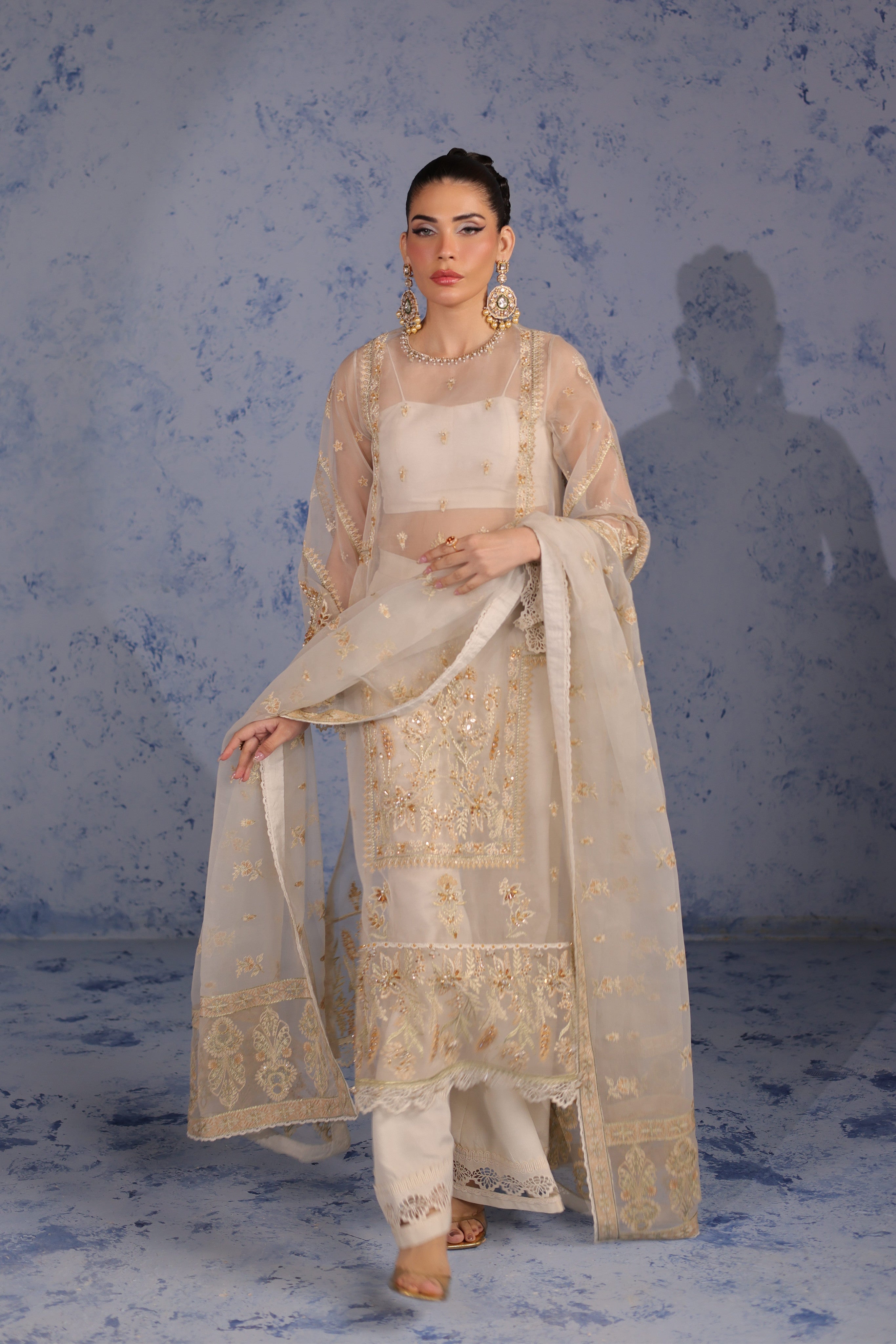 Amoris By Imran Ramzan Unstitched 3 Piece Luxury Formals Suit-Couronne de Perles