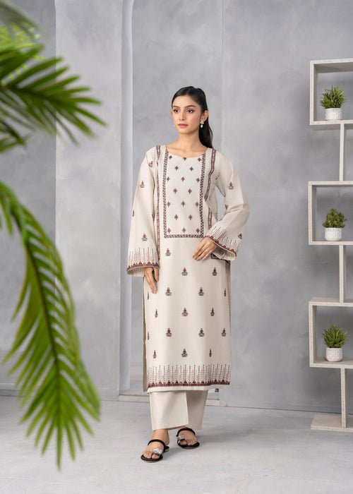 Abeera Stitched 2 Piece Emb Cotton Collection'2025-AB-004-Giet