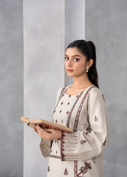 Abeera Stitched 2 Piece Emb Cotton Collection'2025-AB-004-Giet