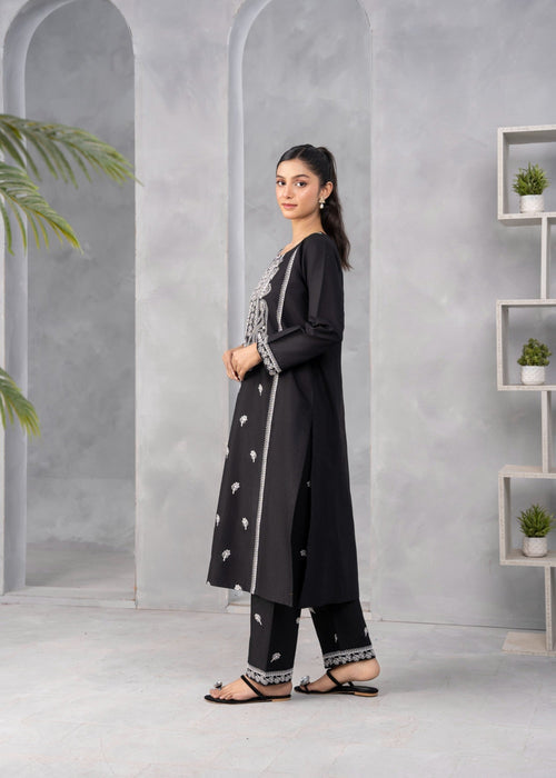 Abeera Stitched 2 Piece Emb Cotton Collection'2025-AB-38-Elegant Threads