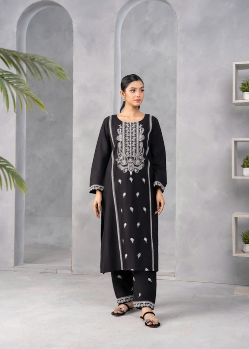 Abeera Stitched 2 Piece Emb Cotton Collection'2025-AB-38-Elegant Threads