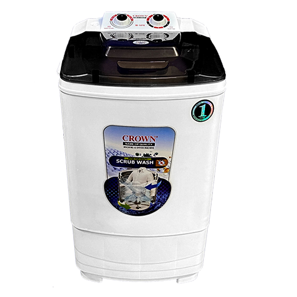 Crown Washing Machine M-1070 Black - 10Kg - My Store