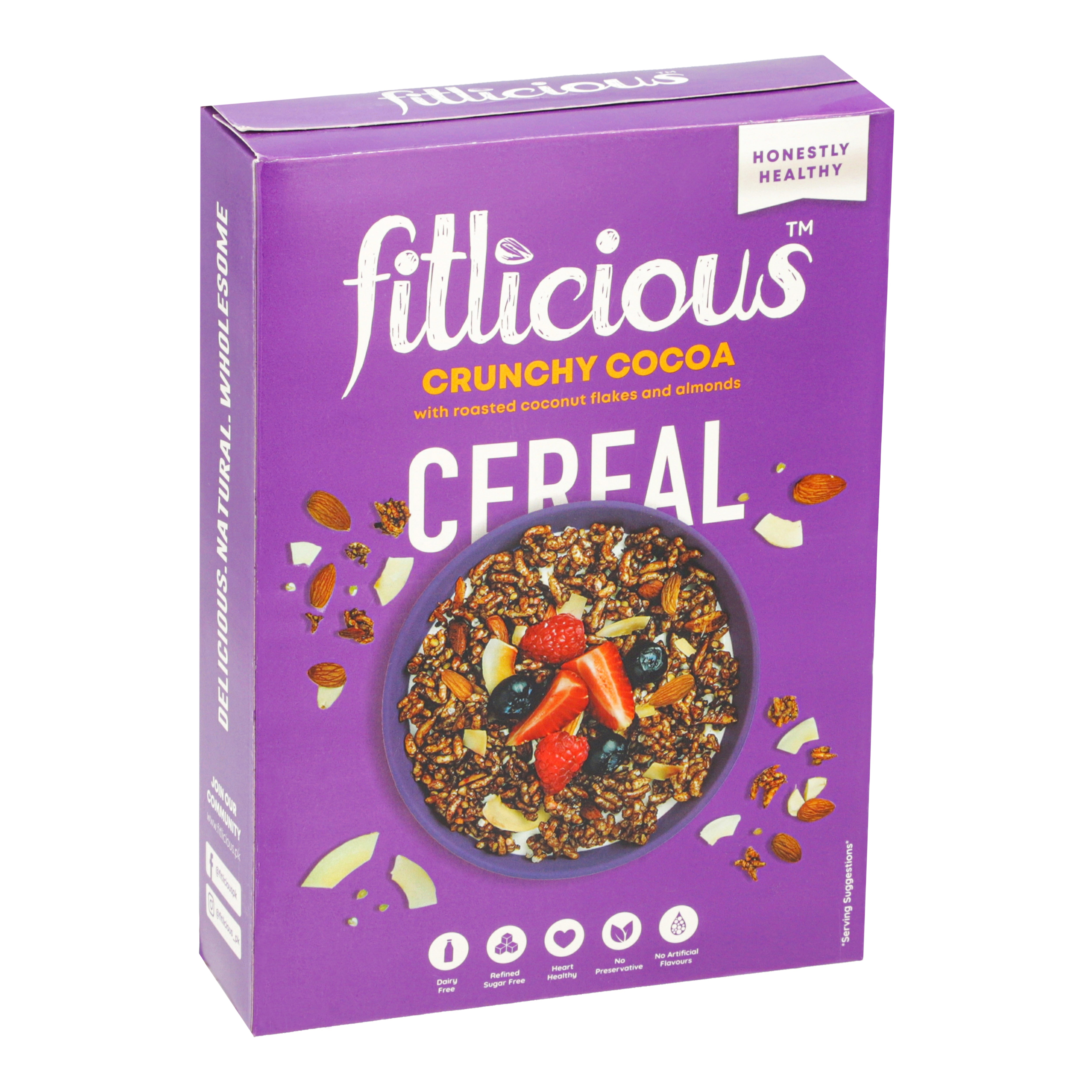 Fitlicious Crunchy Cocoa  Cereal 300g