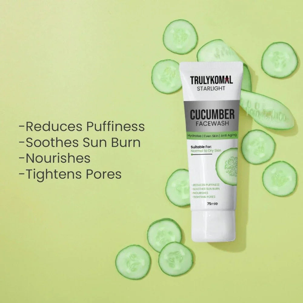 Truly Komal - Cucumber Face Wash