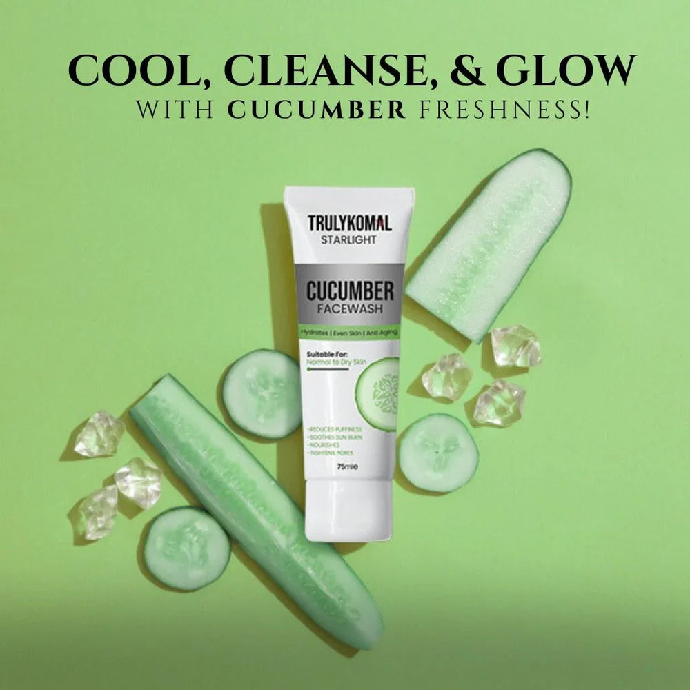 Truly Komal - Cucumber Face Wash