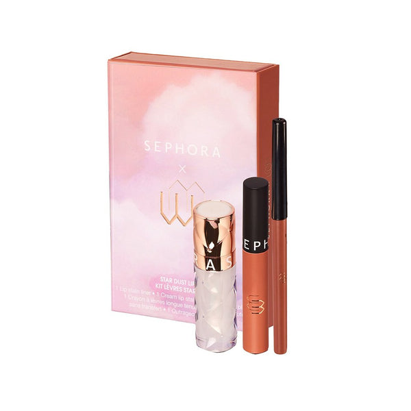 Sephora Star Dust Lip Set Lip Stain Liner+Cream Lip Stain+Outrageous Plump
