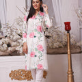 Feathers Unstitched 2 Piece Winter Collection-SNOW GLORY-FT-026