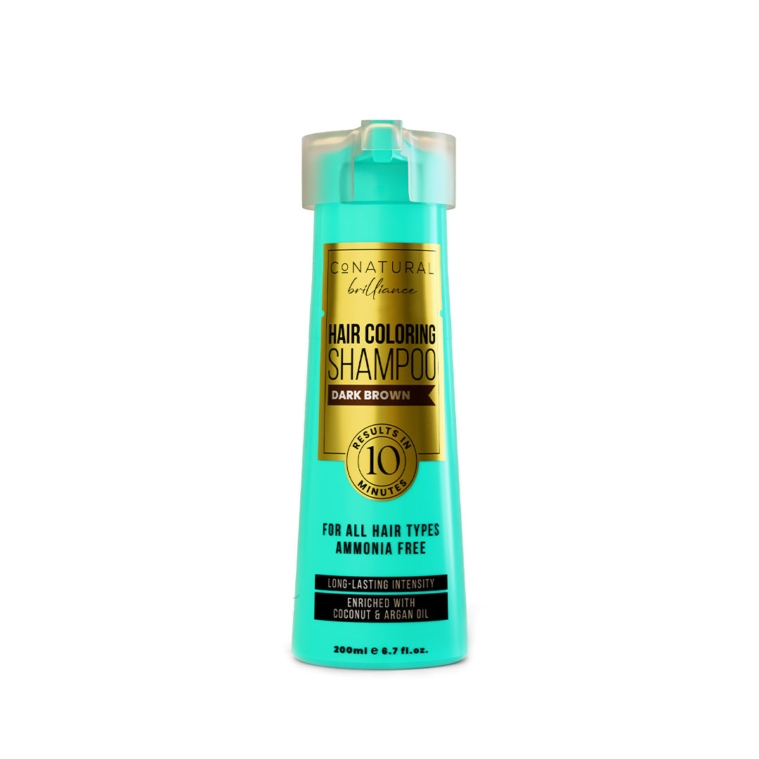Conatural-Hair Coloring Shampoo Dark Brown