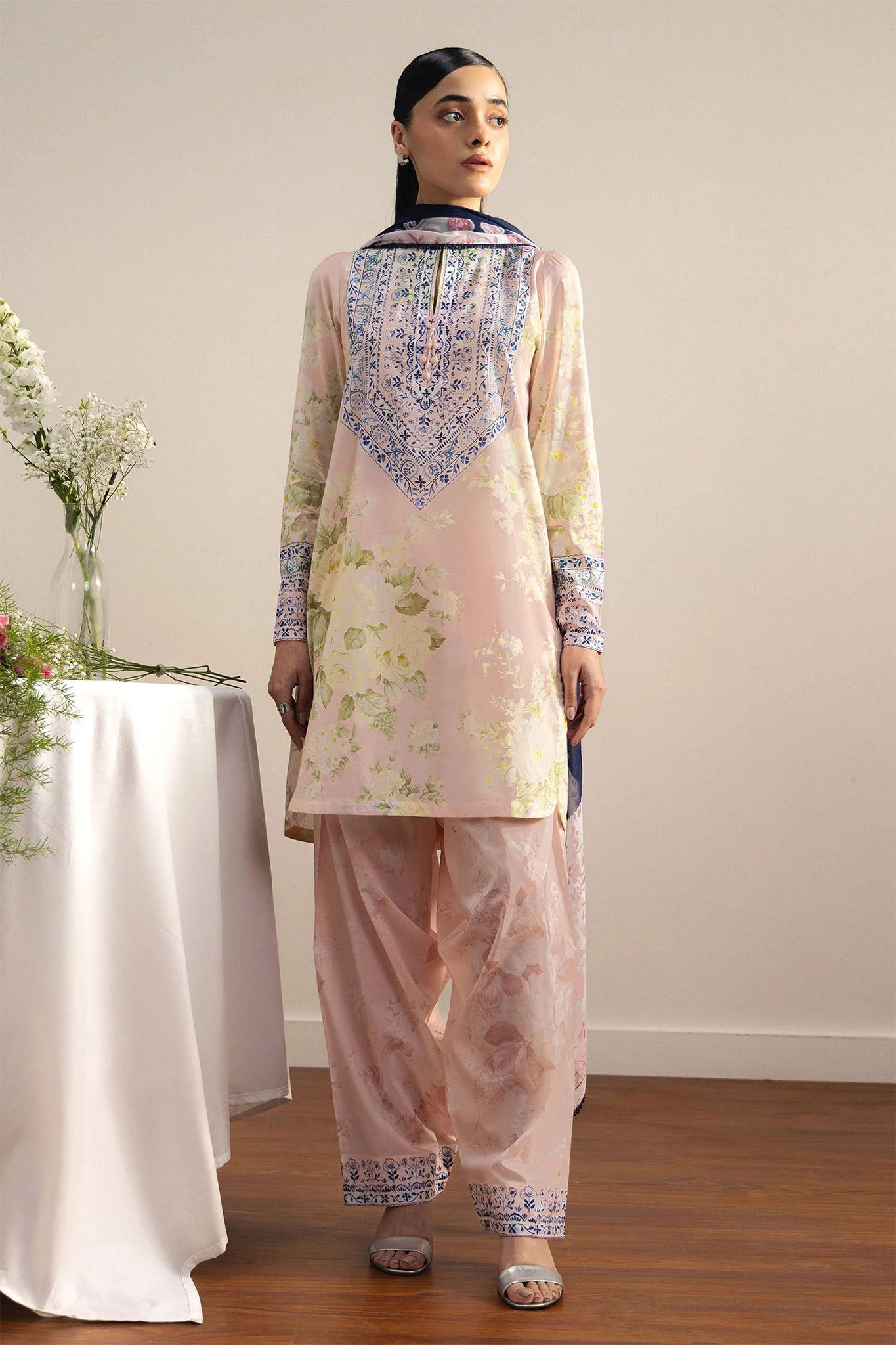 Coco By Zara Shahjahan Unstitched 3 Piece Prints Drop Two Suit-1A-HARU