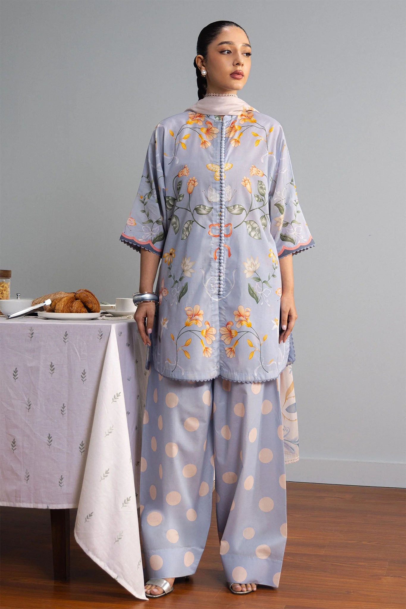 Coco By Zara Shahjahan Unstitched 3 Piece Prints Drop Two Suit-8B-YUKI