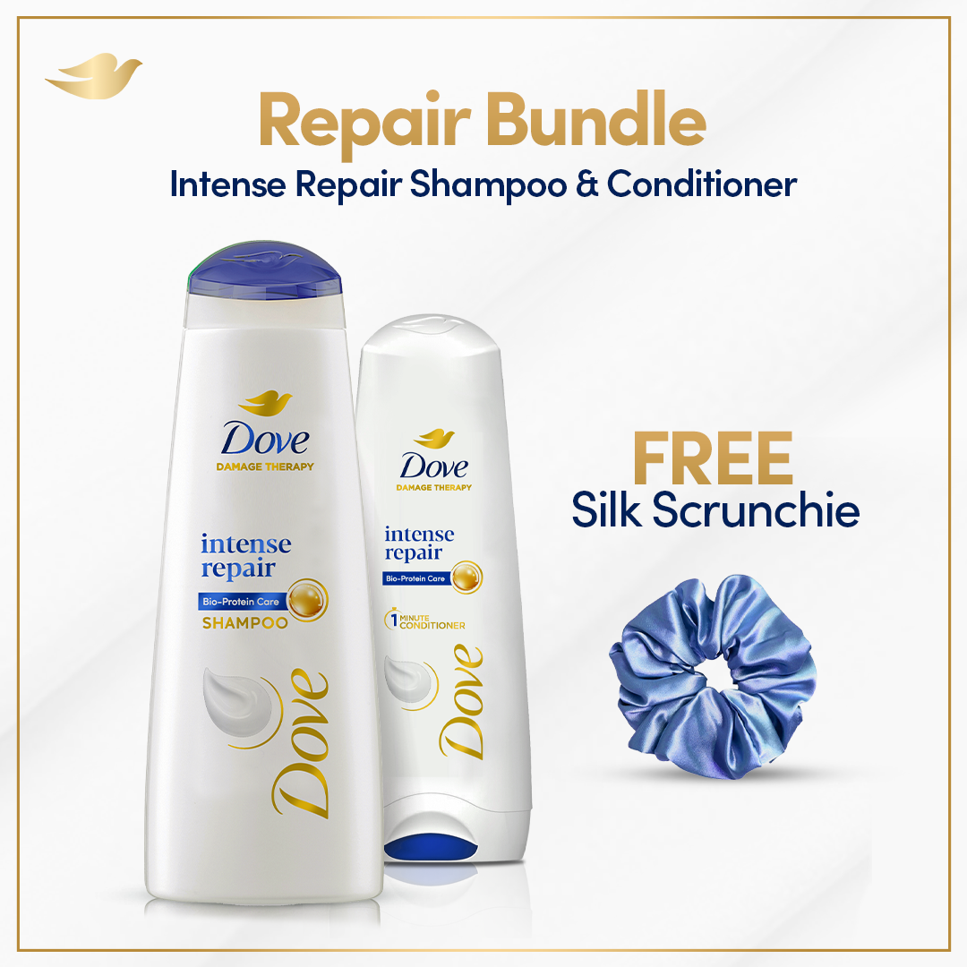 Bundle - Dove Shampoo Intense Repair - 175Ml + Dove Conditioner Intense Repair - 180Ml