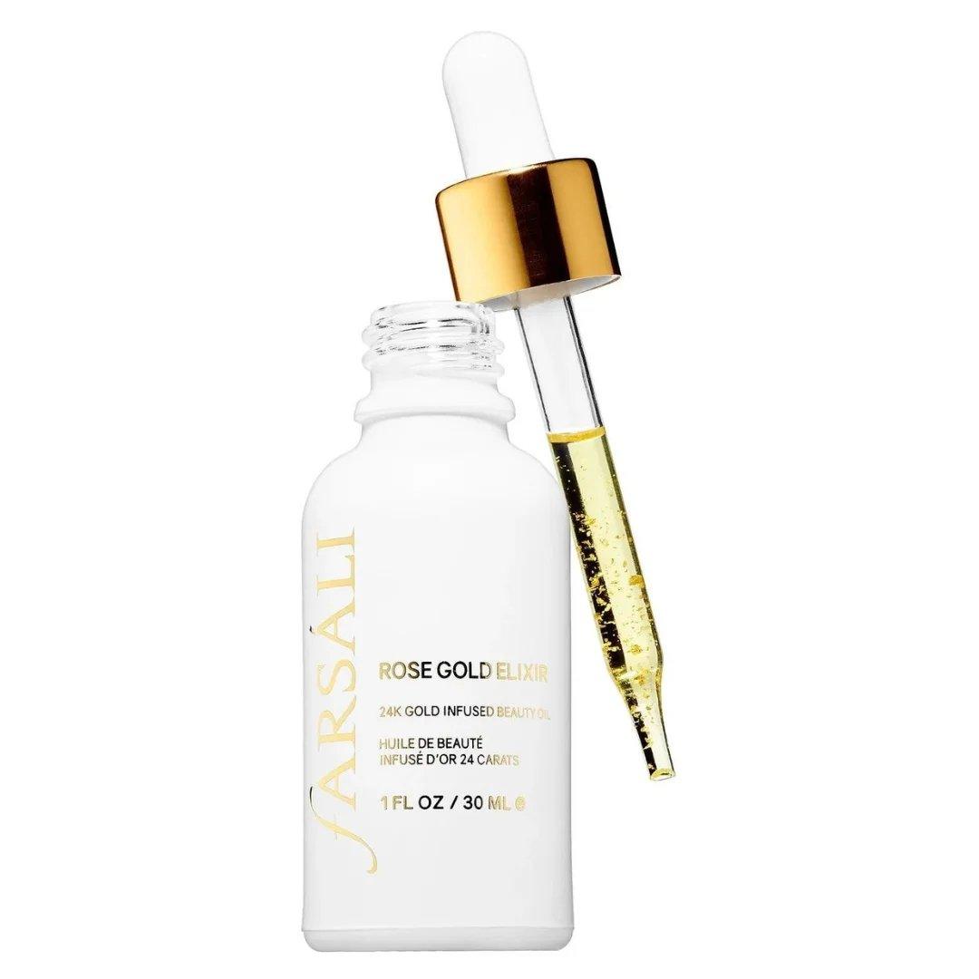 Farsali Rose Gold Elixir 24K Gold Infused Beauty Oil