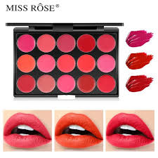 Miss Rose - Matte 15 Color Lip Cream - 20G