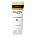 Neutrogena Sheer Zinc Mineral Sunscreen SPF 50