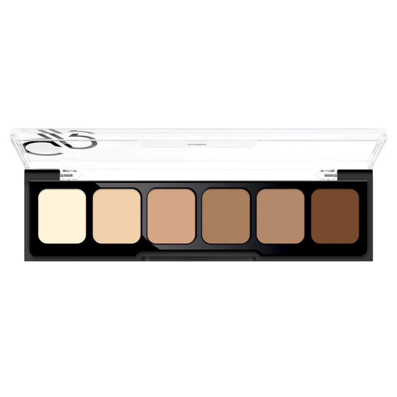 Golden Rose Concealer Palette - Medium Concealer Cream Palette 02 Medium To Dark