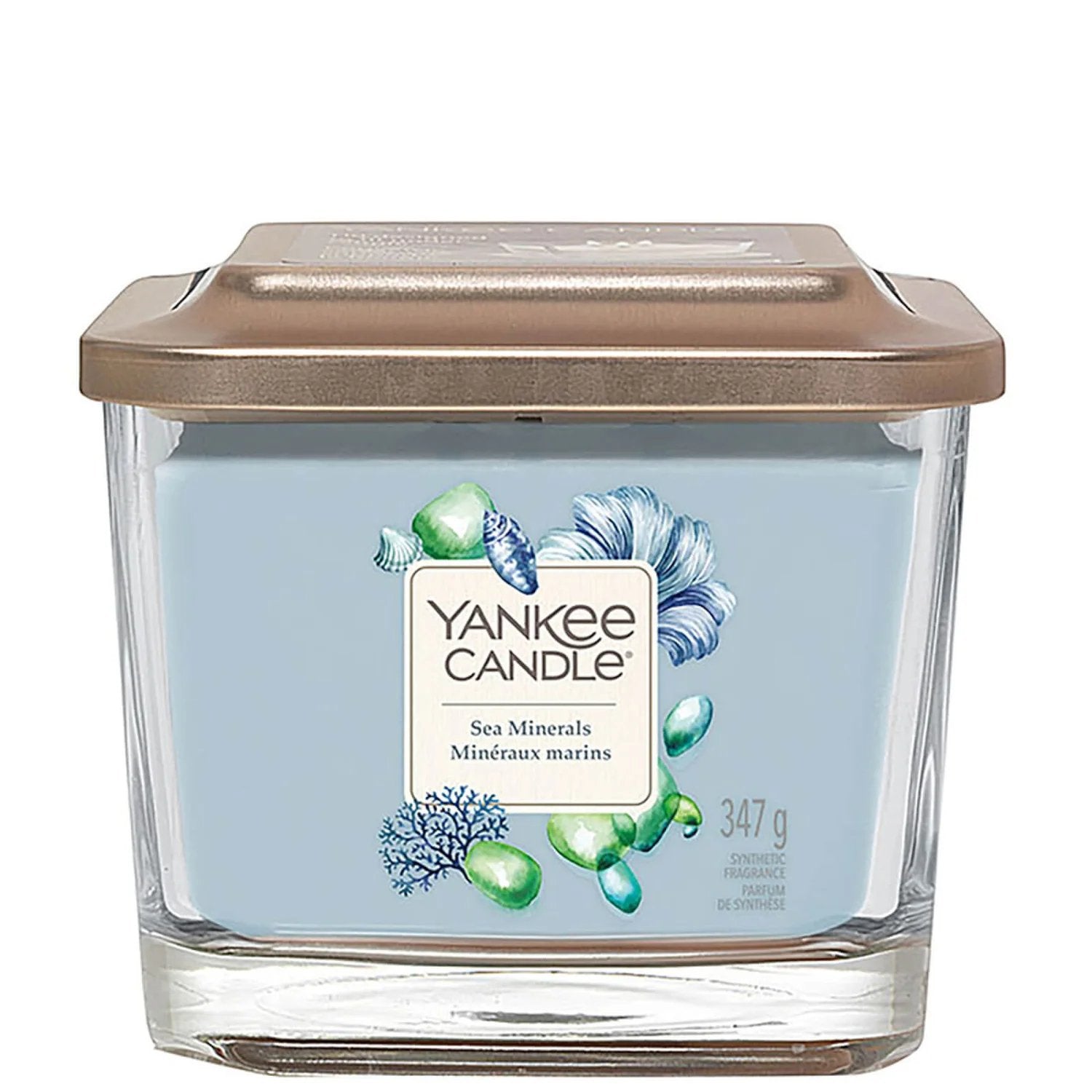 Yankee Candle Medium Square Vessel Sea Mineral Elevation 347 G