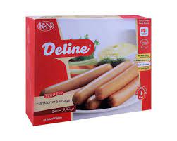 K&n's Deline Jumbo Frank Sausage Cheese & Onion 740g 1830 - Snapcart.pk