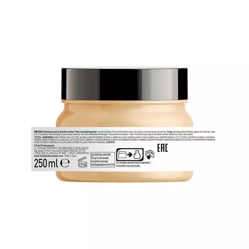 Loreal Professional Absolute Repair Golden Hair Mask 250Ml