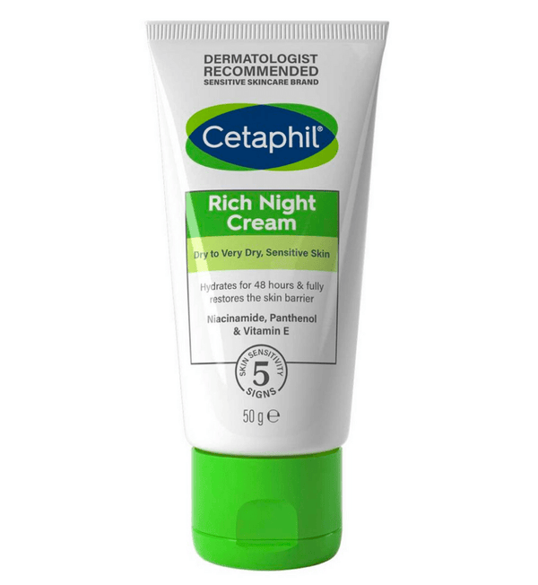 Cetaphil Rich Night Cream Face Sensitive Skin 50G - My Store