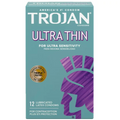 Trojan Ultra Thin Premium Lubricated Condoms