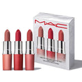 Mac Hail To The Chic Lipstick Trio Set 707 Ruby Woo+931 Teddy+923 Stay Curious