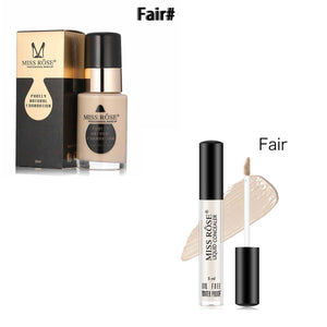 Miss Rose - 6 Pcs Complete Makeup Deal (Seal Eyeliner , Mist & Fix , Matte Foundation , Concealer , Purely Foundation , Lipstick ) Beige-4 - My Store