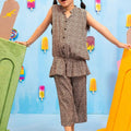 Ochre Clothing-Printed Georgette 2 Pc Suit-INWC-05