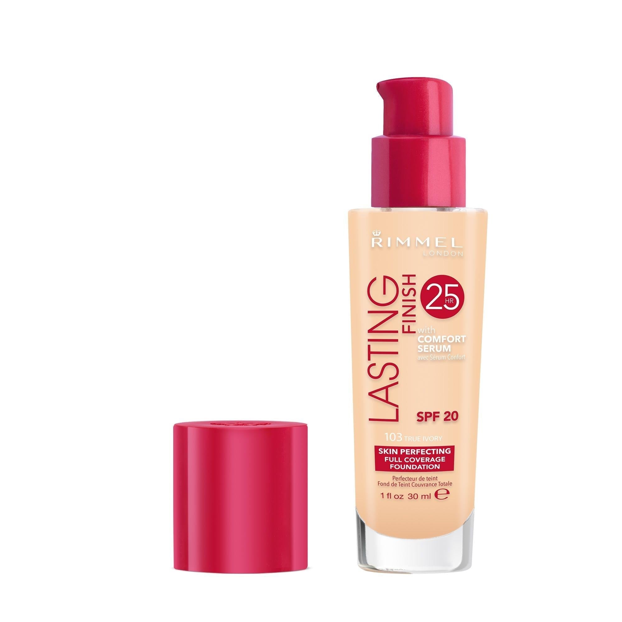 Rimmel- Lasting Finish 25 Hour Foundation, True Ivory, 30 ml - My Store