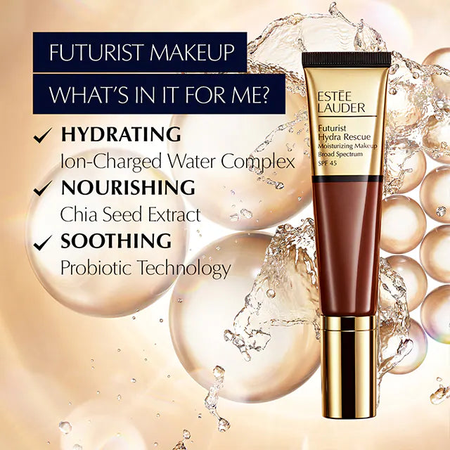 Estee lauder- Futurist Hydra Rescue Moisturizing Foundation - Pure Beige Spf 45 - My Store