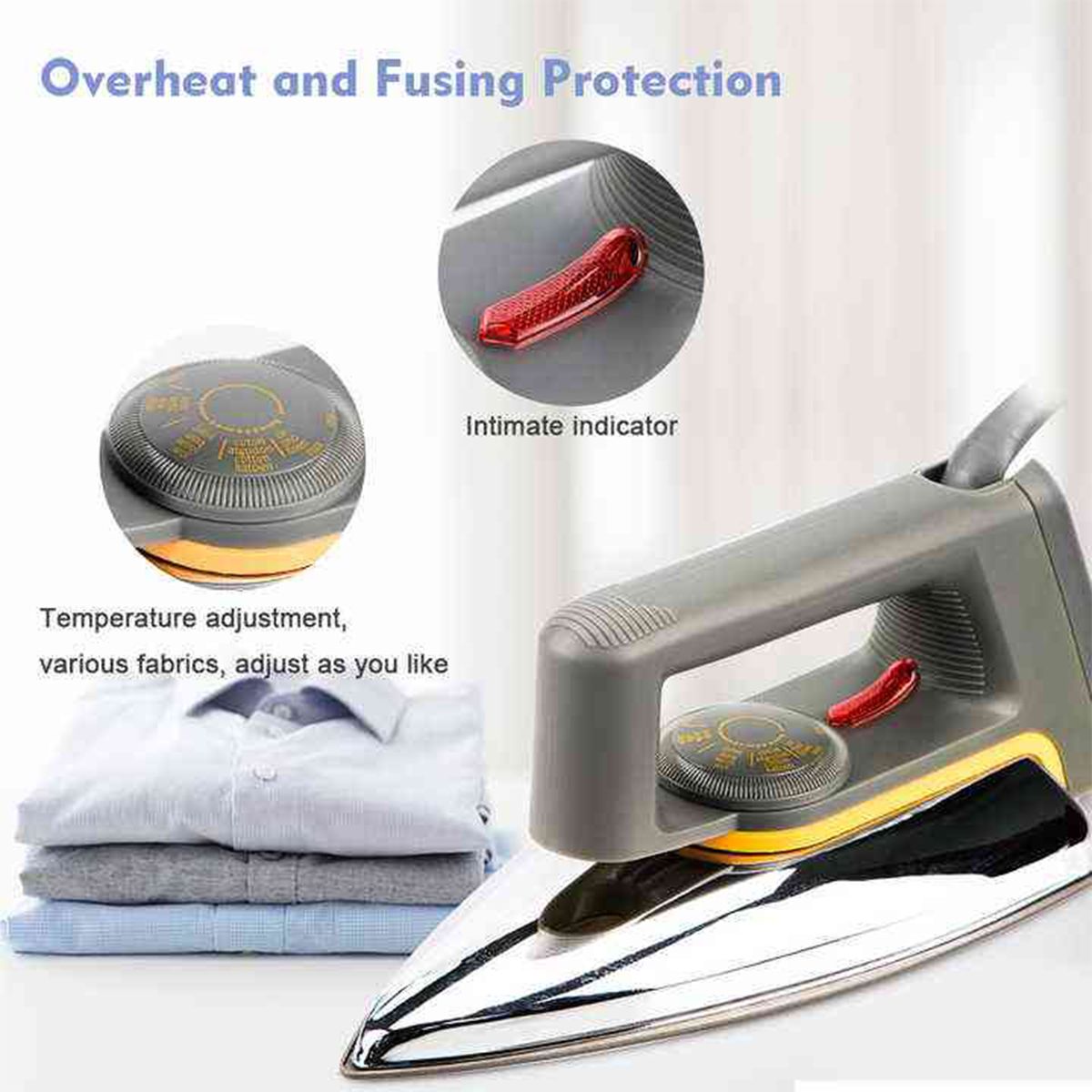RAF LIGHT WEIGHT DRY IRON R.1108 - My Store