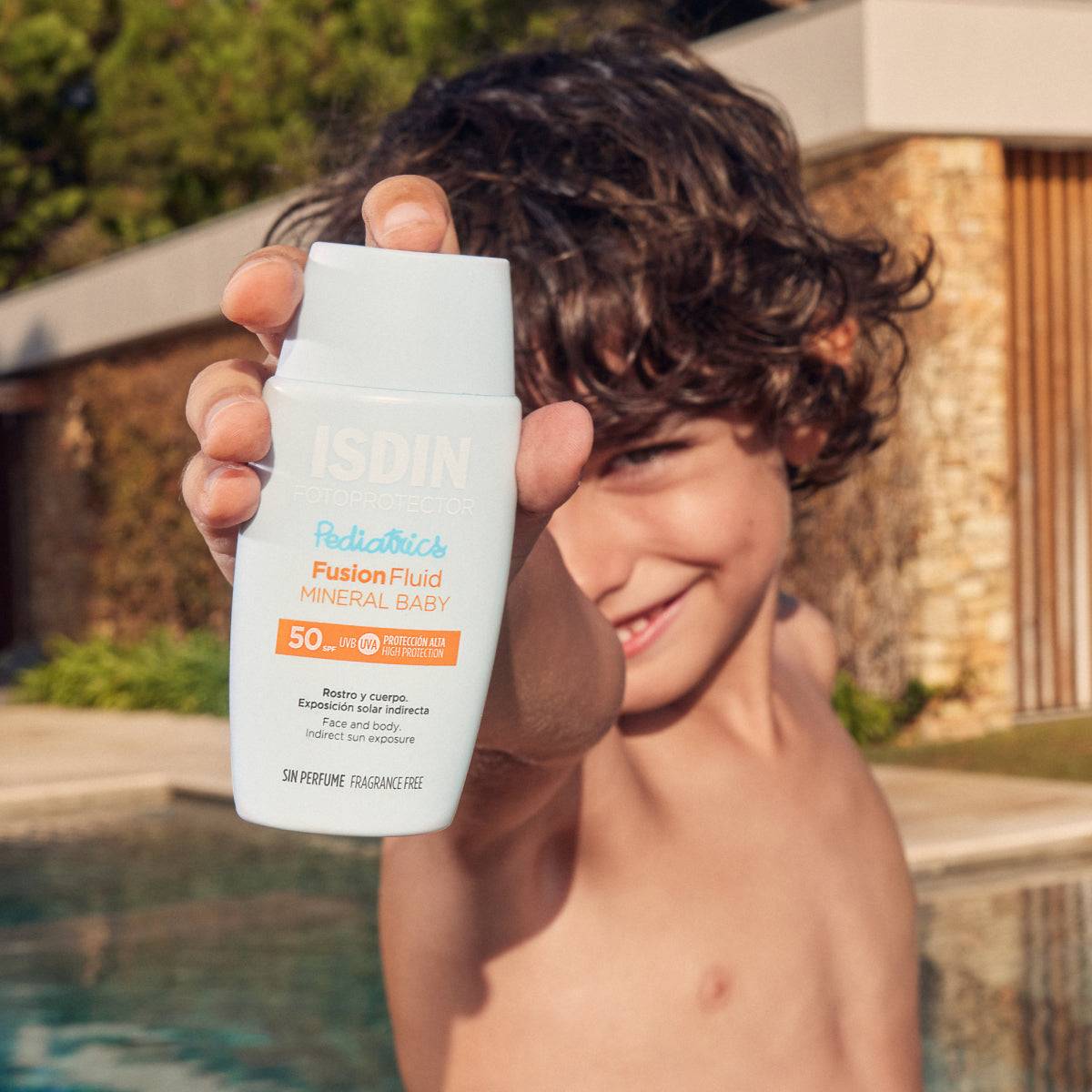 Isdin Fusion Fluid Mineral Baby Pediatrics SPF 50 Face And Body 50Ml