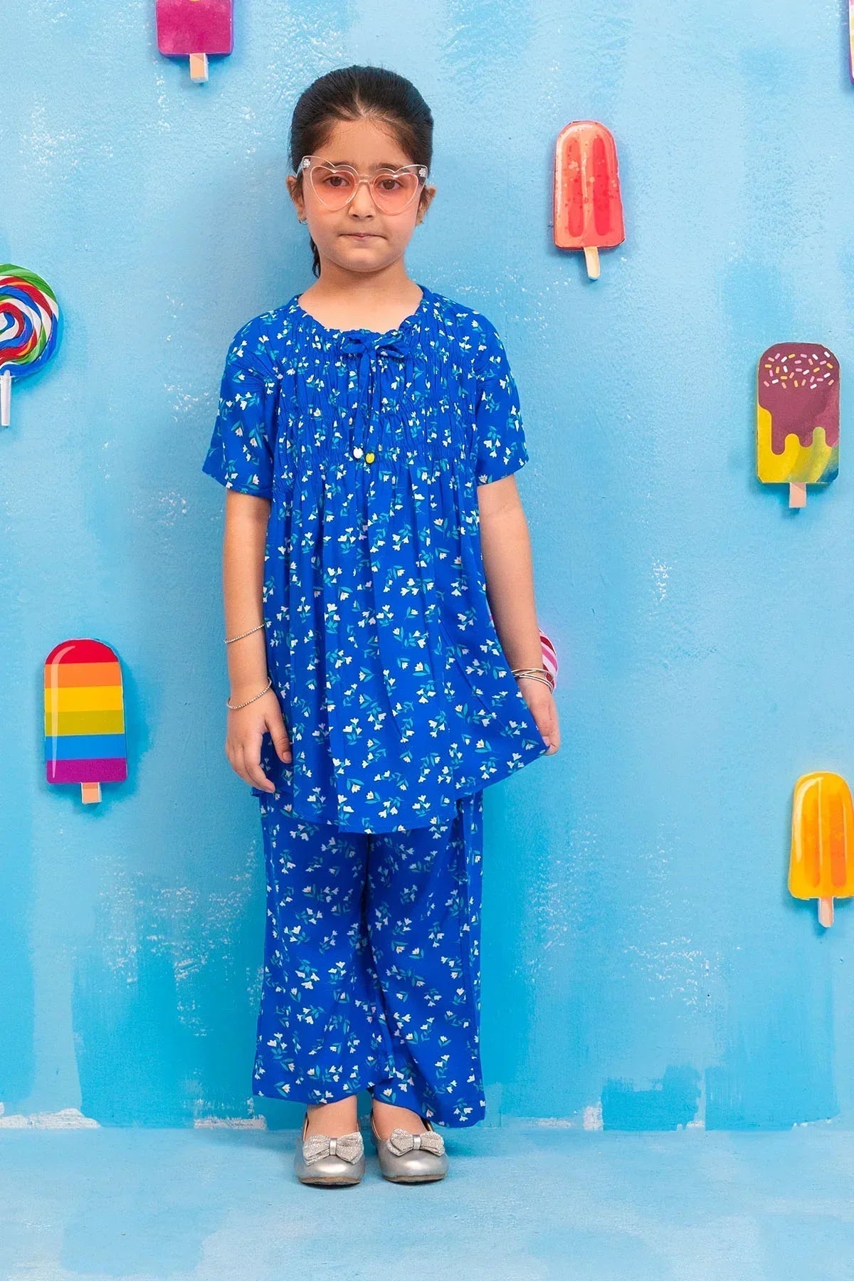Ochre Clothing-Printed Boski Linen 2 Pc Suit-INWC-10