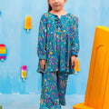 Ochre Clothing-Printed Boski Linen 2 Pc Suit-INWC-09