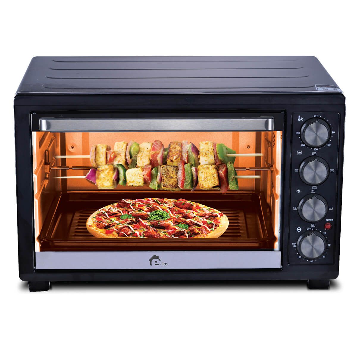 E-Lite Toaster Oven ETO-453R - 45 Liter - Snapcart.pk