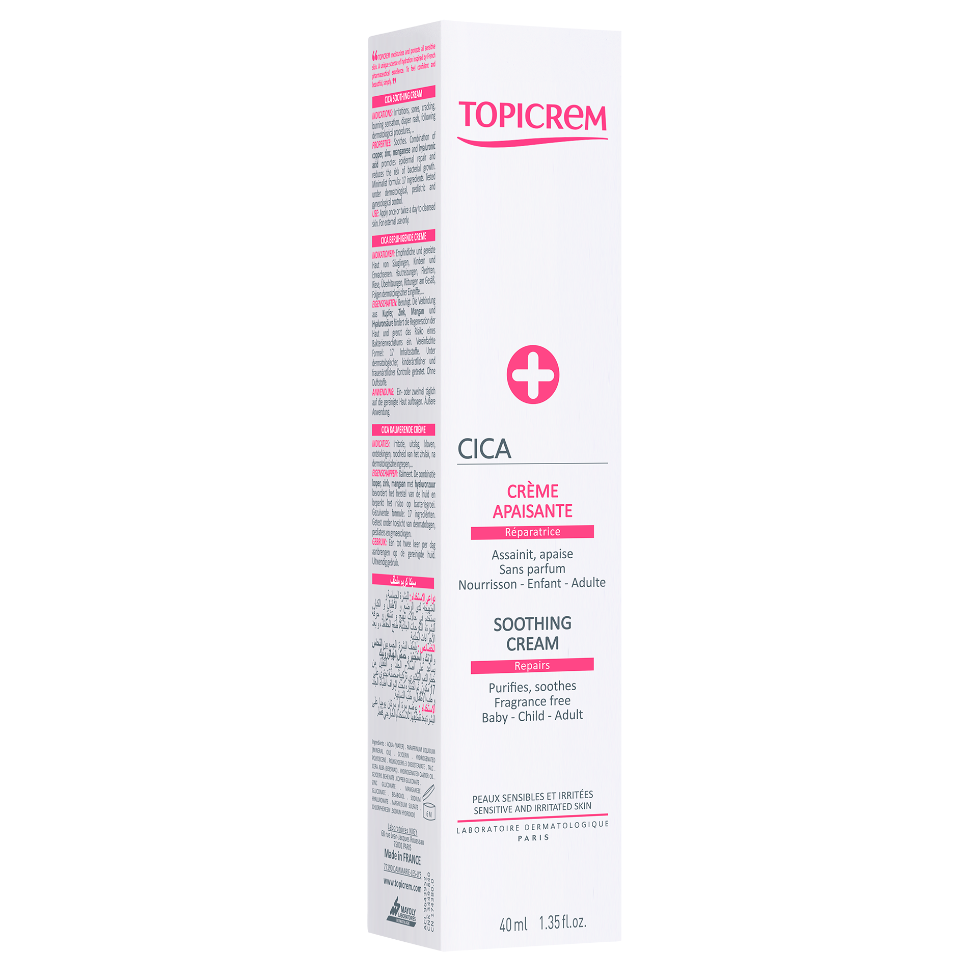 Topicrem - Cica Soothing Cream 40Ml