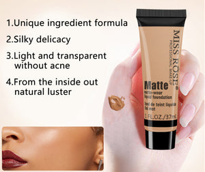 Miss Rose - Concealer , Matte Foundation & Pearl Primer 22ml - 3 Pcs Set-Beige-3 - My Store