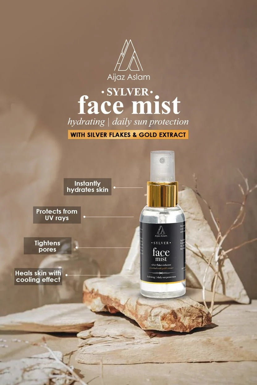 Aijaz Aslam Face Mist Hydrating Daily Sun Protection 50Ml
