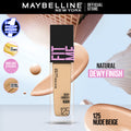 Maybelline New York- New Fit Me Dewy + Smooth Liquid Foundation SPF 23 - 125 Nude Beige 30ml - For Normal to Dry Skin