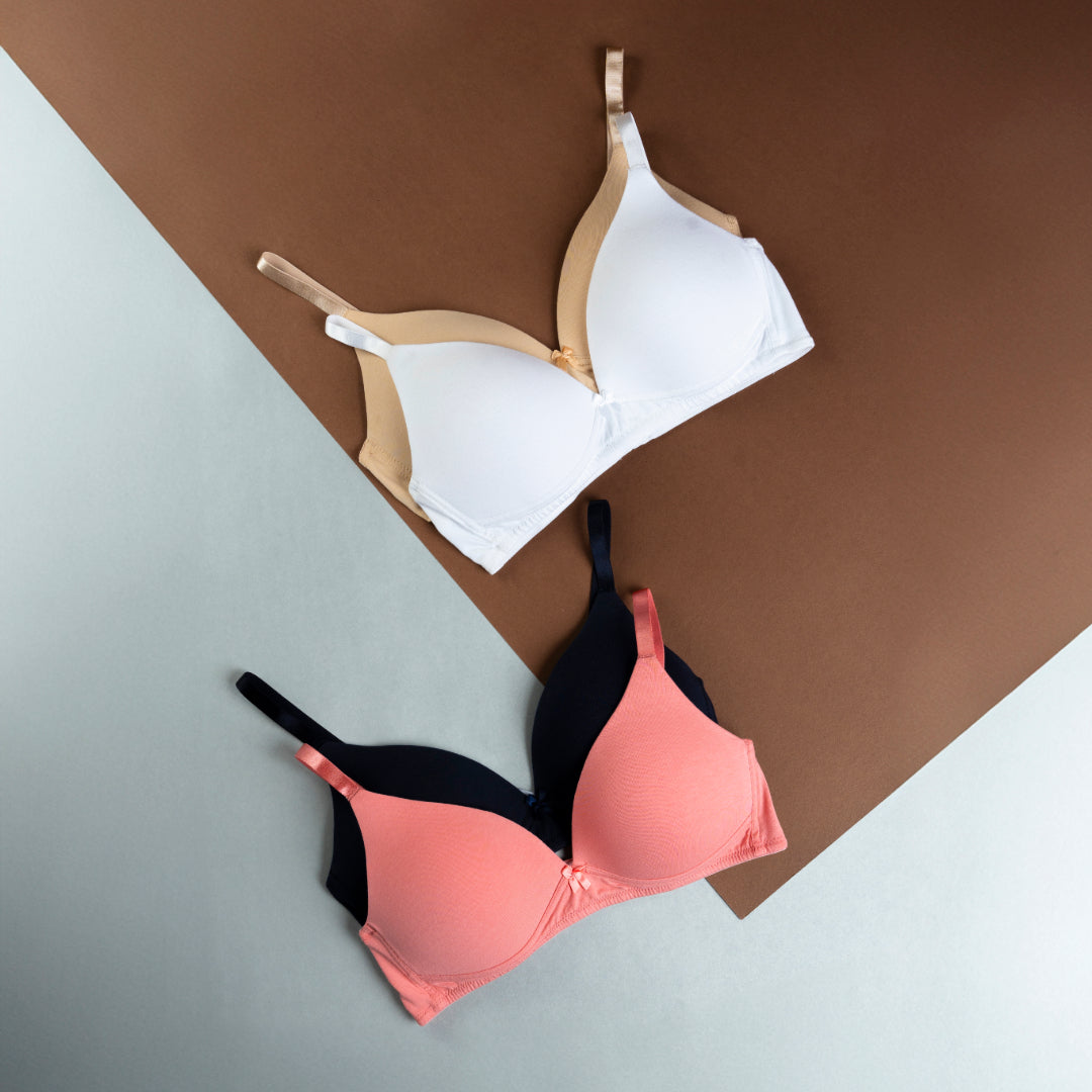 Sophie Padded Bra – (White, Black, Pink and Skin Foam Padded Bra)