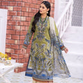 Flossie Clothing Luxury Embroidered Lawn 2022 (05 Ming Green)