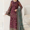 Flossie Clothing Luxury Embroidered Collection -MARVELOUS MAGENTA