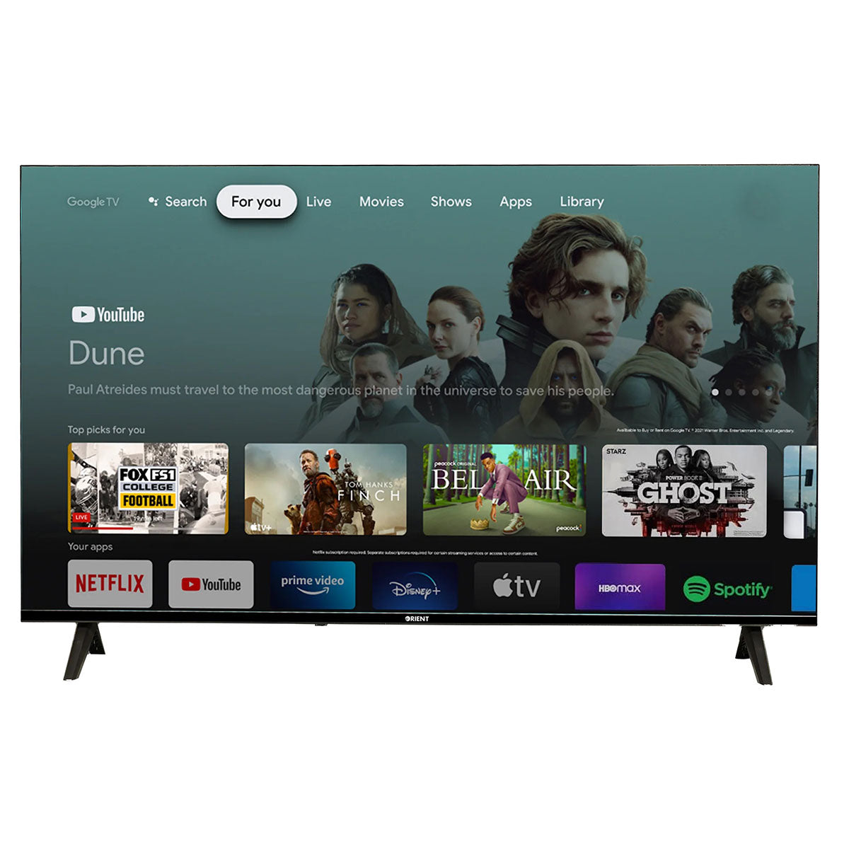 Orient Fusion 32S Google TV - 32 Inches - My Store